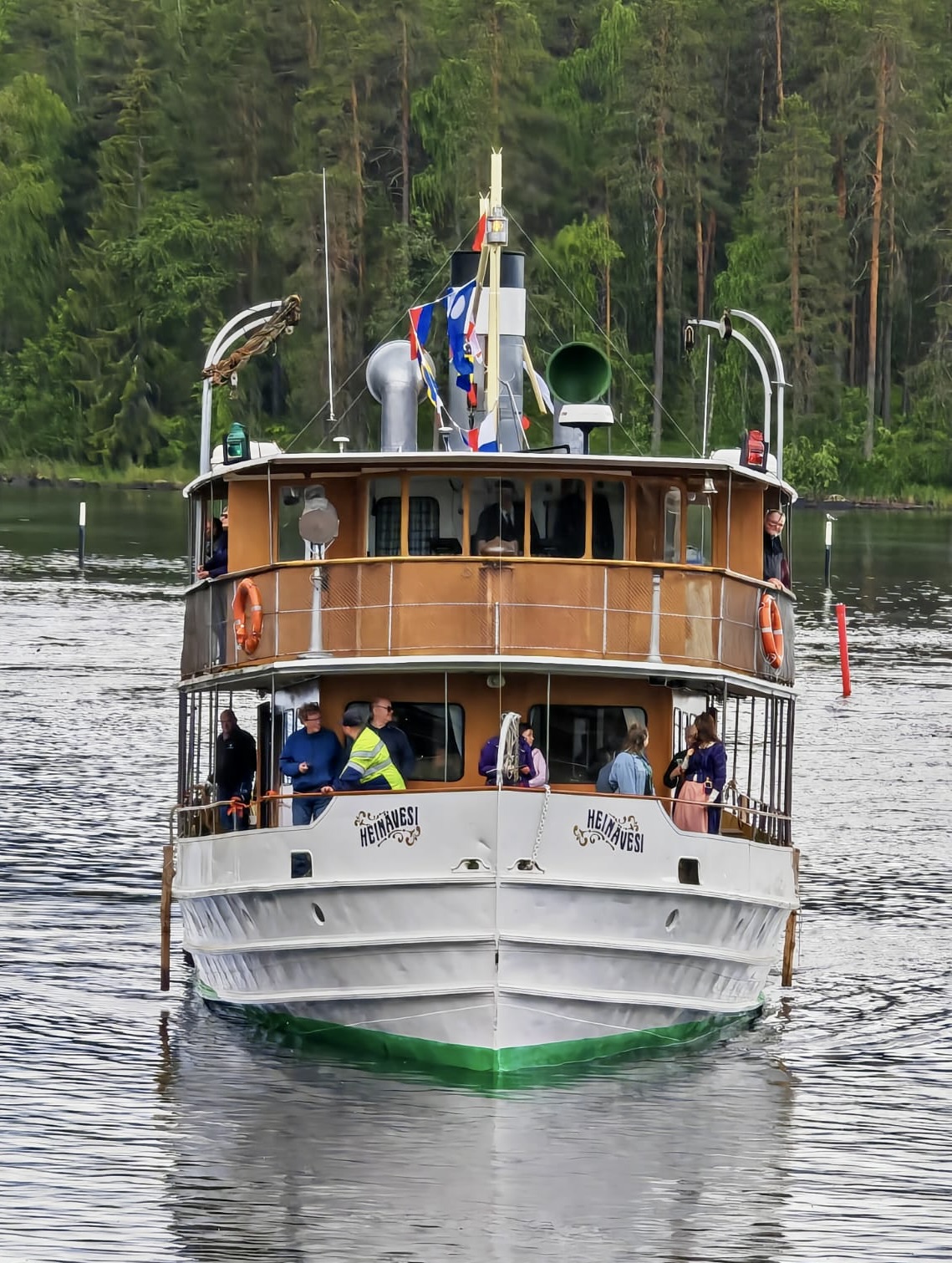S/s Heinävesi perinteisellä Savonlinnan ja Kuopion välisellä reitillä.