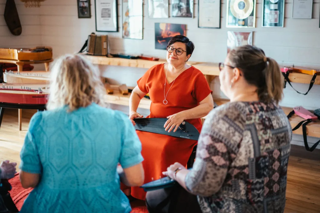 The company’s own program includes Karelian pie baking classes and kantele-playing workshops.