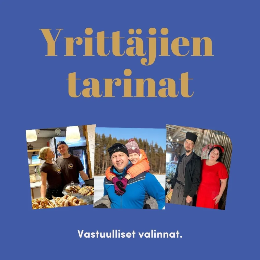 Yrittäjien tarinat.